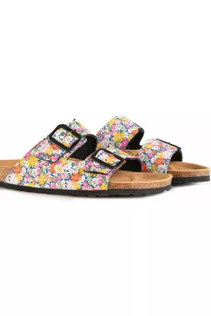 MC2 SAINT BARTH Woman Sandals With Flower Print