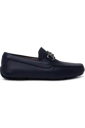 Salvatore Ferragamo Gancini Plaque Loafers