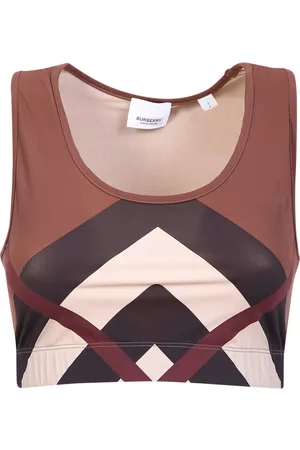 Burberry Chevron Pattern Top