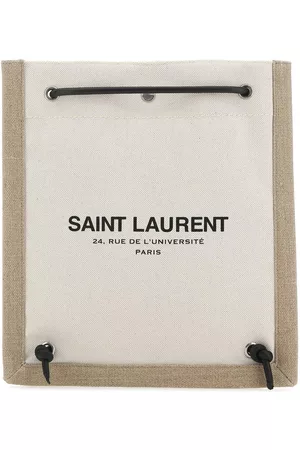 Saint Laurent Twotone Canvas Universit Rossbody Bag
