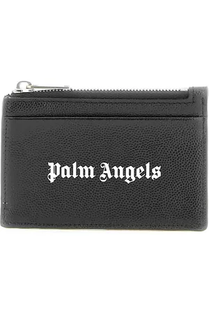 Palm Angels Leather Cardholder With Logo