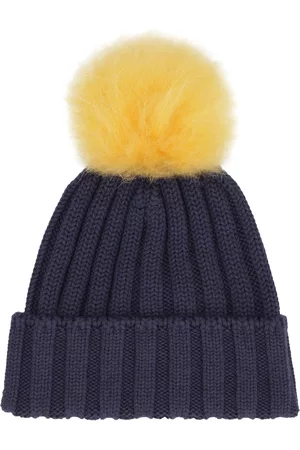 Woolrich Knitted Wool Hat With Pom-pom