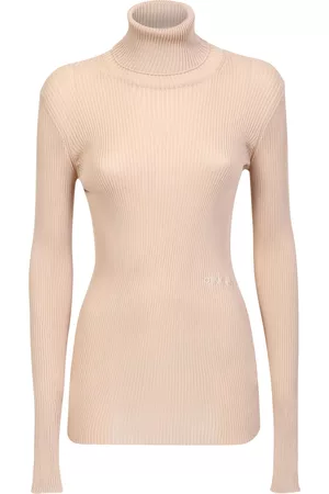 OFF-WHITE Beige Helvet Jumper