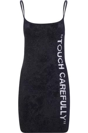 OFF-WHITE Slogan Print Dress