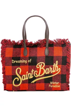 MC2 SAINT BARTH Vanity Wooly Tartan Shoulder Bag