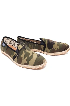 MC2 SAINT BARTH Mens Canvas Shoes Mimetic