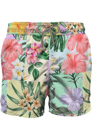 MC2 SAINT BARTH Patchflower Mid-length Swim Shorts