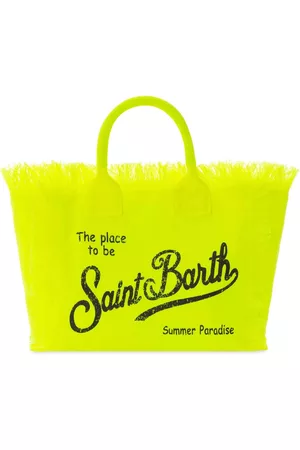 MC2 SAINT BARTH Colette Fluo Cotton Canvas Bag