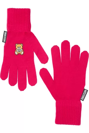 Moschino Teddy Bear Wool Gloves