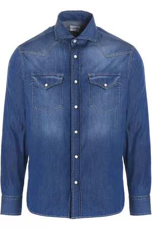 Brunello Cucinelli Cotton Denim Shirt