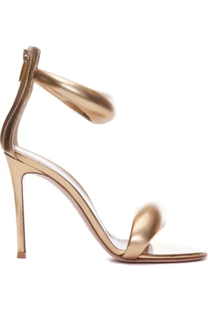 Gianvito Rossi Metallic Nappa Bijoux Sandals