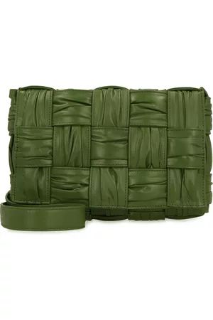Bottega Veneta Cassette Leather Crossbody Bag