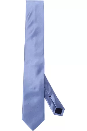 corneliani Light blue silk tie