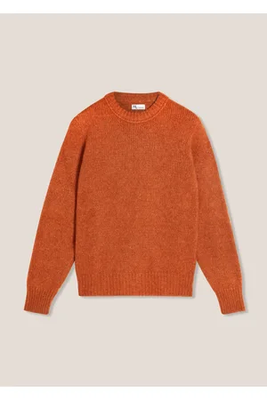 DoppiaA Aappio Orange Wool And Alpaca Sweater