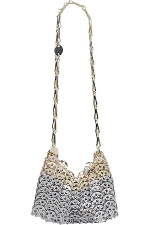 Paco rabanne Silver And Gold 1969 Skyline Nano Bag
