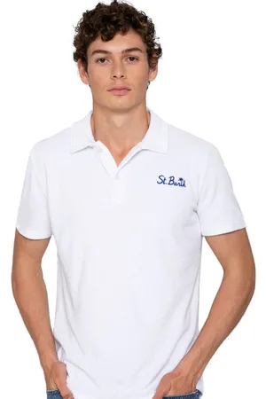 MC2 SAINT BARTH Man Terry White Polo