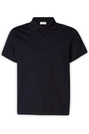 Saint Laurent Embroidered Logo Polo Shirt