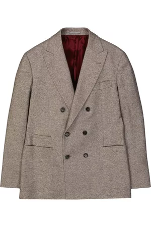 Brunello Cucinelli Double-breasted Wool Jacket