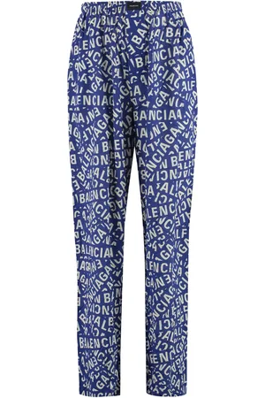 Balenciaga Printed Silk Pants