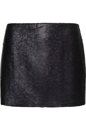 GAUGE81 Kailua Mini Skirt With All-over Micro Paillettes In Polyester Woman
