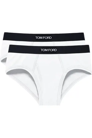 Tom Ford Womans Two Cotton Briefs With Logo