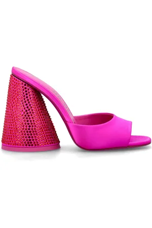 The Attico Luz Satin Mules