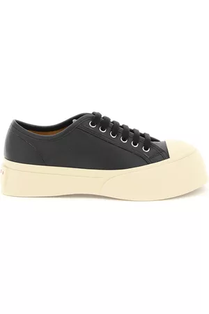 Marni Black Leather Sneakers