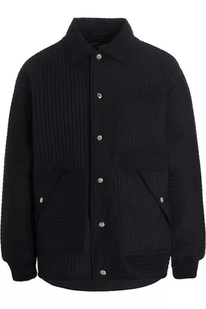 Khrisjoy Chore Quilted Stripes Down Jacket