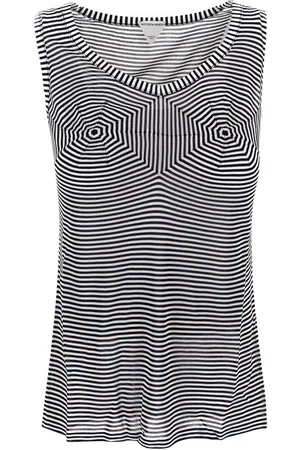 Bottega Veneta Fluid Viscose Stripe Top