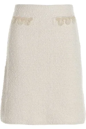 Lanvin Bead Bouclé Skirt