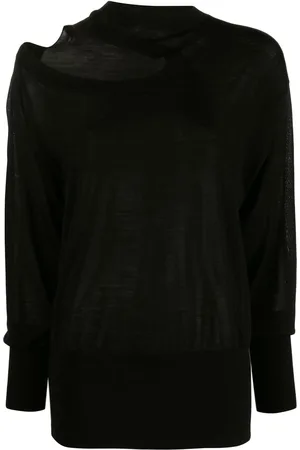 Stella McCartney Cut Out-detail Crewneck Knitted Top