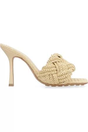 Bottega Veneta Lido Raffia Mules