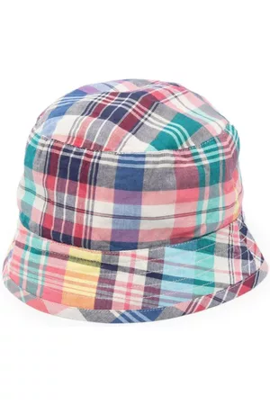 BONTON Checkered Bucket Hat