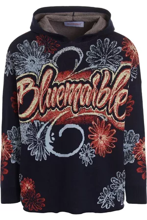 Bluemarble Knitted Jacquard Hoodie
