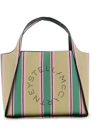 Stella McCartney Stella Logo Raffia Tote Bag