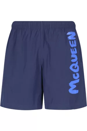 Alexander McQueen Graffiti Logo Swim Shorts