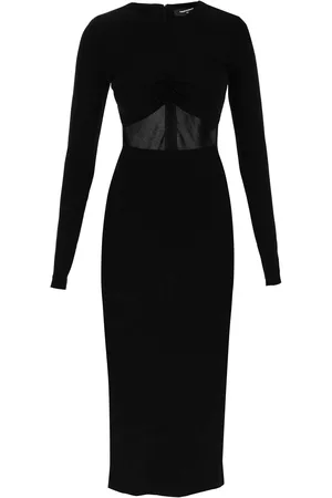 Dsquared2 Peekaboo Jersey Midi Dress