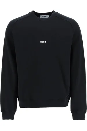 Msgm Crewneck Sweatshirt Featuring Micro Logo Print