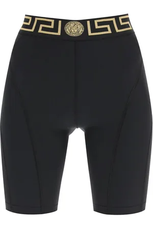 VERSACE Cyclist Bermuda Shorts With greek Border