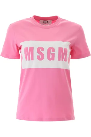 Msgm Box Logo T-shirt