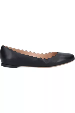 Chloé Scallop-edge Ballerina Flats
