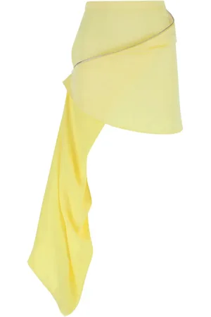 J.W.Anderson J. W. Anderson Pastel Yellow Satin Mini Skirt