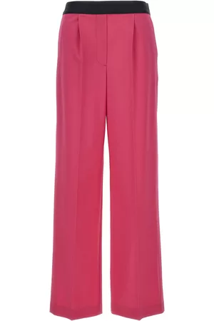 Msgm Pants With Front Pleats