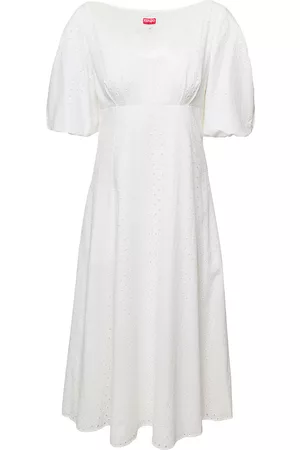 Kenzo Short-sleeved Flared Midi Dress