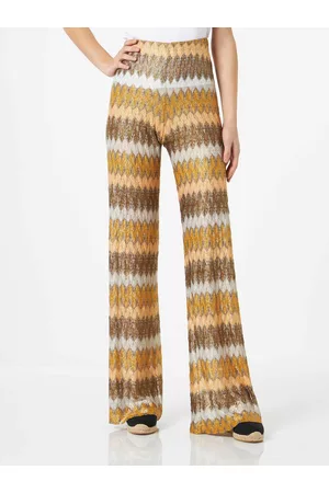 MC2 SAINT BARTH Woman Multicolor Knitted Palazzo Pants