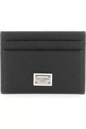 Dolce & Gabbana Black Leather Dauphine Card Holder