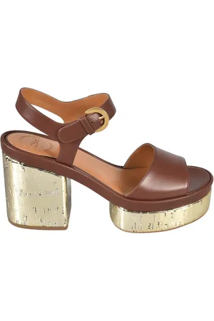 Chloé Odina Leather Sandals