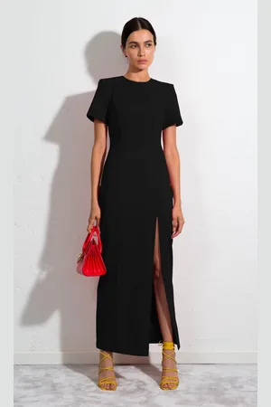 Sara Battaglia Slit Dress