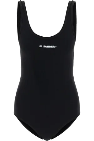 Jil Sander Black Swimsuit In Polyamide Blend