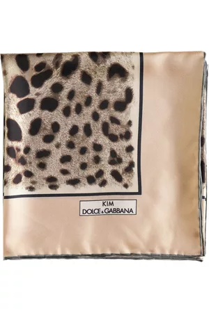 Dolce & Gabbana Leopard-print Twill Scarf